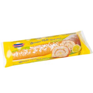 KuchenMeister Zitronen Rolle Rührkuchen Creme und Fruchtfüllung 400g