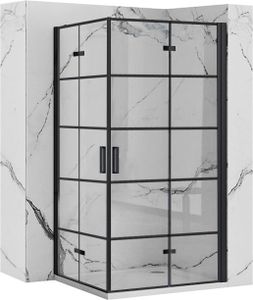 Rea Duschkabine Molier Double 80X100 Black