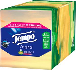 Tempo Taschentücherbox Original, 60 Tücher