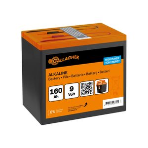 Gallagher Powerpack Alkaline Batterie 9V/160Ah - 190x125x160mm