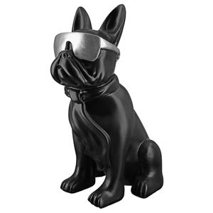 Casablanca by Gilde Dekofigur Mops Cool Dog sitzend H. 35 cm,37189