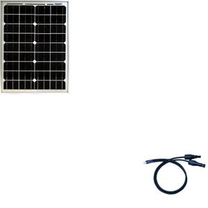 20 Watt Solarmodul, monokristallin, Solarpanel Solar Inselanlagen, Garten