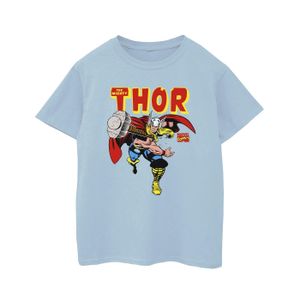 Marvel Universe - "Thor Hammer Throw" T-Shirt für Jungen BI30780 (128) (Babyblau)