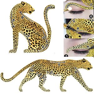 Leopard Eyeliner Stencil Lidschatten-Applikator