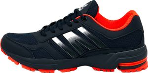 Nowaland Herren Damen Sportschuhe Turnschuhe Laufschuhe Sneaker Hallenschuhe, Navy/Orange,42