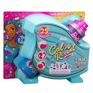 Barbie Colour Reveal Glitter! Lalka zmieniająca włosy, brokatowy fiolet