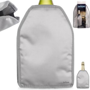 Orion Kühlhülle für Flasche Kühltasche Flaschen-Kühltasche silberfarben 23 cm