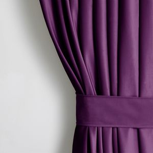 AmeliaHome Verdunkelungsvorhang Velvet Designer Ösenvorhang, Farbe:Plum, Größe:145 x 245 cm AmeliaHome Verdunkelungsvorhang Velvet Designer Ösenvorhang, Farbe:Plum, Größe:145 x 245 cm
