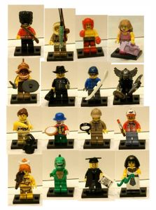 LEGO MINIFIGURES Thekendisplay Serie 5 (4614607 (8805)), 1 Stück (Farblich sortiert)