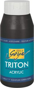 Solo Goya Triton Acrylic Basic, Acrylfarbe, 750Ml, Schwarz