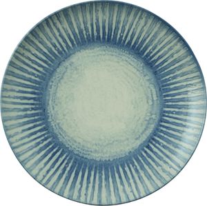 Teller fl 27.5cm Sunlight Blue (Stoneware)