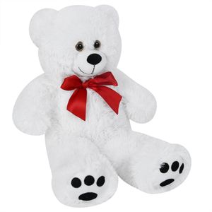 Teddybär L - XXXL 50-175cm Plüsch Kuschel Stoff Tier Riesen Teddy Bär Valentinstag Geschenk, Farbe:weiß, Größe:L
