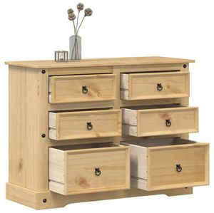 vidaXL Kommode 112x48x91 cm Massivholz Kiefer vidaXL Kommode 112x48x91 cm Massivholz Kiefer
