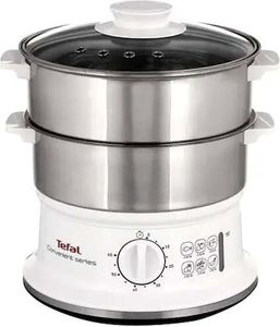 Tefal VC1451 - Dampfgarer - edelstahl/weiß Tefal VC1451 - Dampfgarer - edelstahl/weiß
