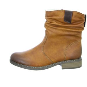 Rieker Z4180-22 Schuhe Damen Stiefel Stiefeletten Ankle Boots Warmfutter, Größe:41 EU, Farbe:Braun