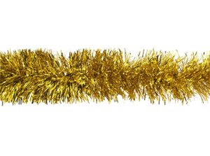Weihnachtsgirlande Lametta 7cm x 3m Gold