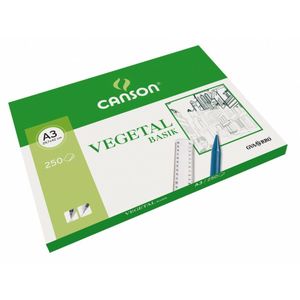 Pflanzen-Papier Canson Basik 250 Bettlaken 90 g/m² 29,7 x 42 cm