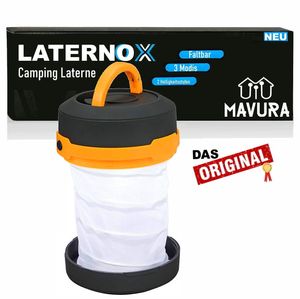 LATERNOX LED Camping Laterne Batterie Tischlampe Hängelampe Zeltlampe wetterfest
