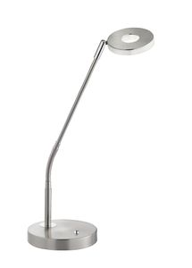 Fischer & Honsel LED Tischlampe DENT Silber 60cm