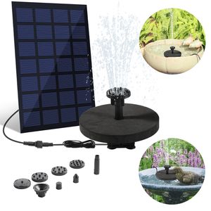 TolleTour Solar Teichbelüfter 2.5W Solar Springbrunnen Solar Brunnen Solarpumpe Luftpumpe Sauerstoffpumpe für Garten Teich Aquarium