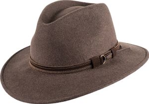 SCIPPIS  CORFIELD Wollhut Westernhut Cowboy Stadthut Hut Filzhut Freizeithut Reiter brown/melange M
