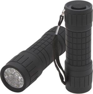 PHENOM - Mini-LED-Taschenlampe - Schwarz - Spritzwassergeschützt - 9 LED