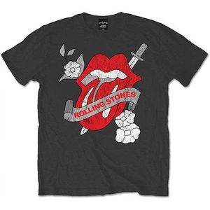 The Rolling Stones - T-Shirt für Herren/Damen Unisex RO2078 (S) (Anthrazit)