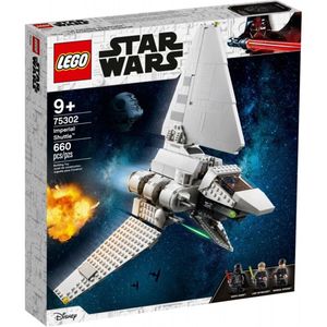 LEGO 75302 Star Wars Imperial Shuttle Bauset mit Luke Skywalker mit Lichtschwert und Darth Vader Minifiguren