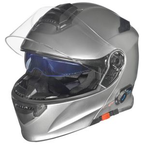 RS-983 Bluetooth Klapphelm Motorradhelm Conzept Motorrad Modular Helm rueger Titanium Grey S (55-56)