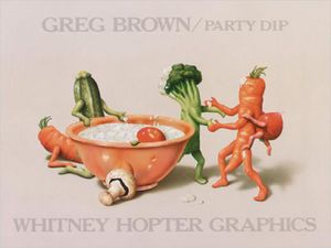 Greg Brown Poster Kunstdruck - Party Dip (45 x 60 cm)