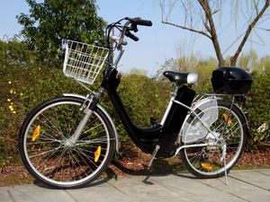 Elektrofahrrad 250W / 36V E-Bike 26" Pedelec Fahrrad mit Motor Citybike Elektro City Fahrrad 250 Watt 26 Zoll - schwarz