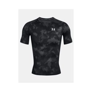 Under Armour UA HG Armour Printed Black/White S Fitness T-Shirt