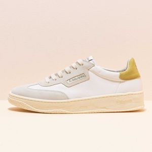 El Naturalista Damen Sneaker N5841 MULTI MATERIAL WHITE-HERBAL/ GEO  (Schuhgröße: 42)