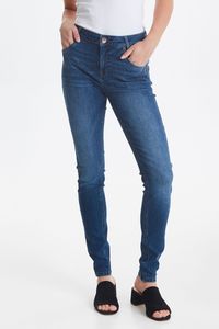 Pulz Jeans PZEMMA Damen Jeans Denim Hose Highwaist 5-Pocket Skinny Fit mit Stretch