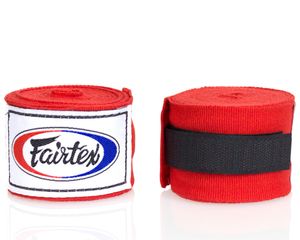 Fairtex HW2 Elastische Boxbandage 4,50m, Farbe Rot