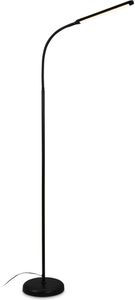 BRILONER PIVAZ LED Stehlampe, Schwenkbar, Touchfunktion, in Stufen dimmbar, schwarz, 21 x 126,5 cm