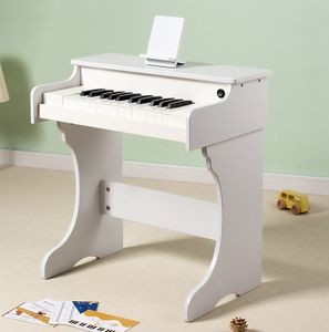 Kinderklavier Luxuspiano mit 24 Tasten, inklusive Stuhl, Musik Keyboard für Kinder ab 3