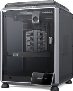 Creality 3D K1C 3D tlačiareň/AI kamera/600 mm/s rýchlosť tlače, možno tlačiť spotrebný materiál z uhlíkových vlákien, K1C 3D tlačiareň, sivá