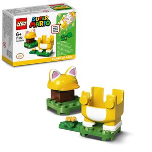 LEGO 71372 Super Mario Katzen-Mario - Anzug, Erweiterungsset, Power-Up Pack, Kletterwand-Kostüm