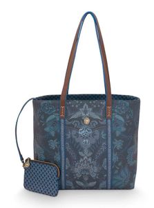 Pip Studio Shopper Medium Kyoto Festival Indigo Blue 32/47x31x18.5cm