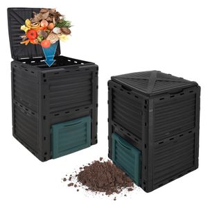 Komposter 380L Kompostierer Schnellkomposter Kompostbehälter Thermokomposter 