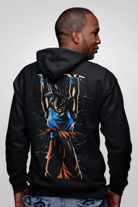 Męska bluza z kapturem Son Goku Dragon genkidama Anime Streetwear Fashion