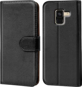 Puzdro typu kniha pre Samsung Galaxy A8 2018 Case Flip Cover Ochranný kryt mobilného telefónu
