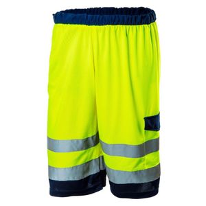 NEO kurze Warnschutzhose 100% Polyester gelb S