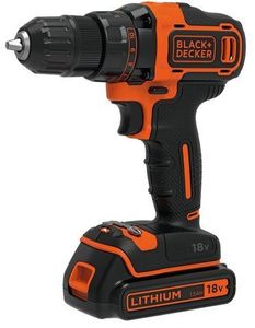 Black & Decker BDCDD186B 2-Gang Akku Bohrschrauber 18V 2x Akkus Black & Decker BDCDD186B 2-Gang Akku Bohrschrauber 18V 2x Akkus