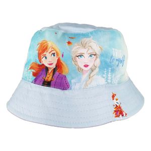 Disney Die Eiskönigin Anna Elsa Olaf Kinder Fischermütze Fischerhut – Hellblau / 52