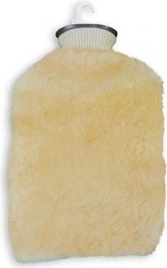 Heitmann Lammfell Wärmflasche 2,0 l Vol. Merino-Lammfell 29x33 cm (+Bündchen)