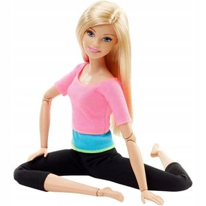 MATTEL DHL82 Barbie Made to Move Puppe mit pinkfarbenem Top