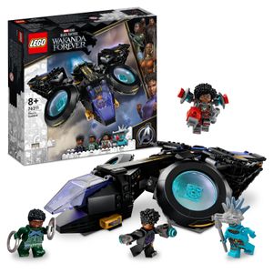 LEGO 76211 Marvel Shuris Sonnenvogel, Black Panther Spielzeug zum Bauen, Luftschiff für Kinder, Wakanda Forever Set, Avengers Superhelden Geschenk