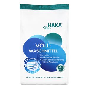 HAKA Vollwaschmittel 3kg Pulver Universalwaschmittel ohne Aluminium